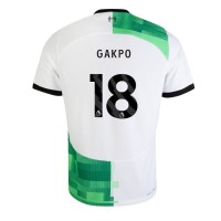Billiga Liverpool Cody Gakpo #18 Borta fotbollskläder 2023-24 Kortärmad